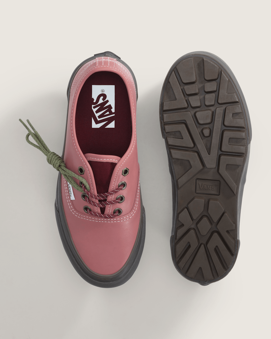 Vans Premium Authentic V-Lug Shoe in Dusty Rose Pink