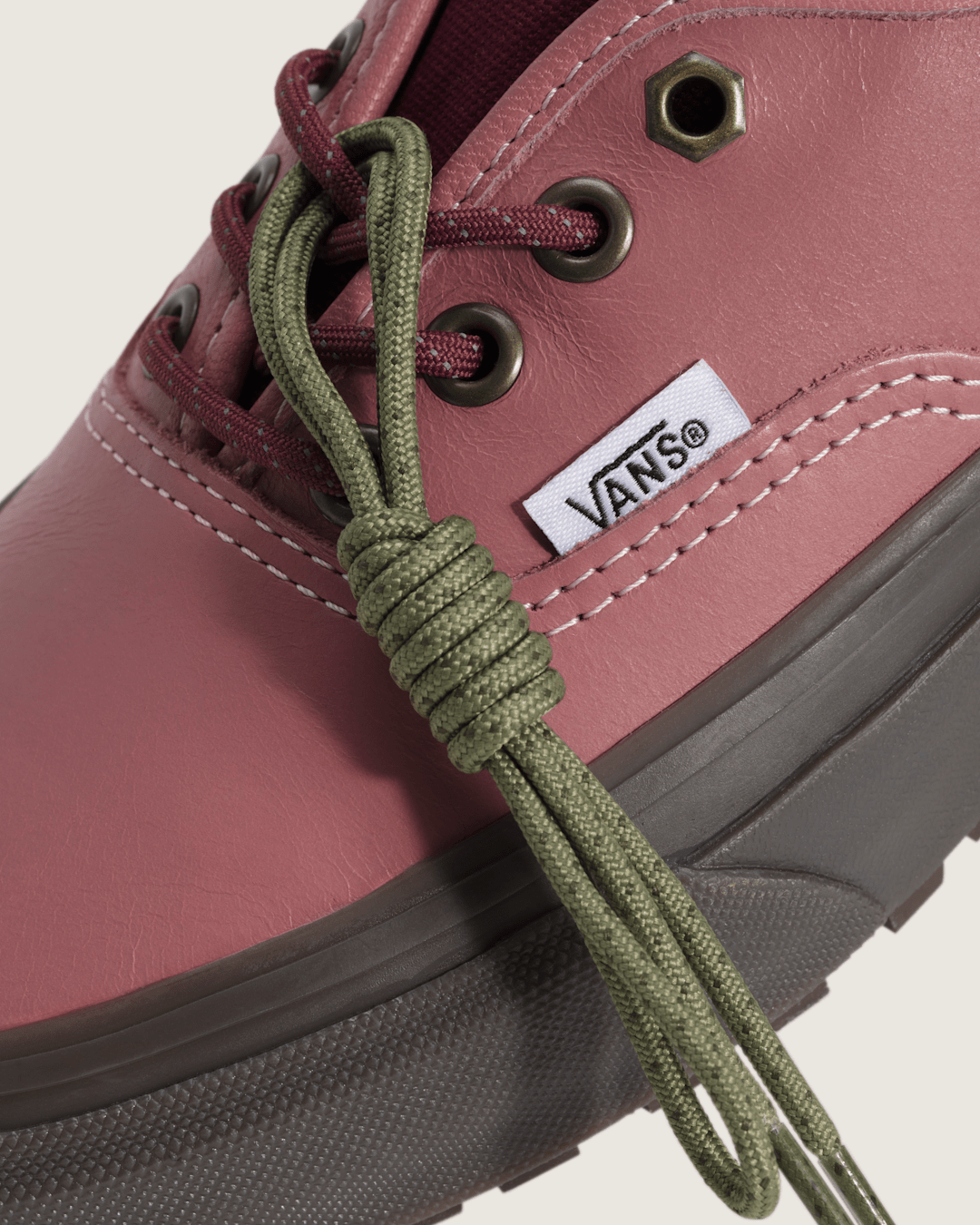 Vans Premium Authentic V-Lug Shoe in Dusty Rose Pink