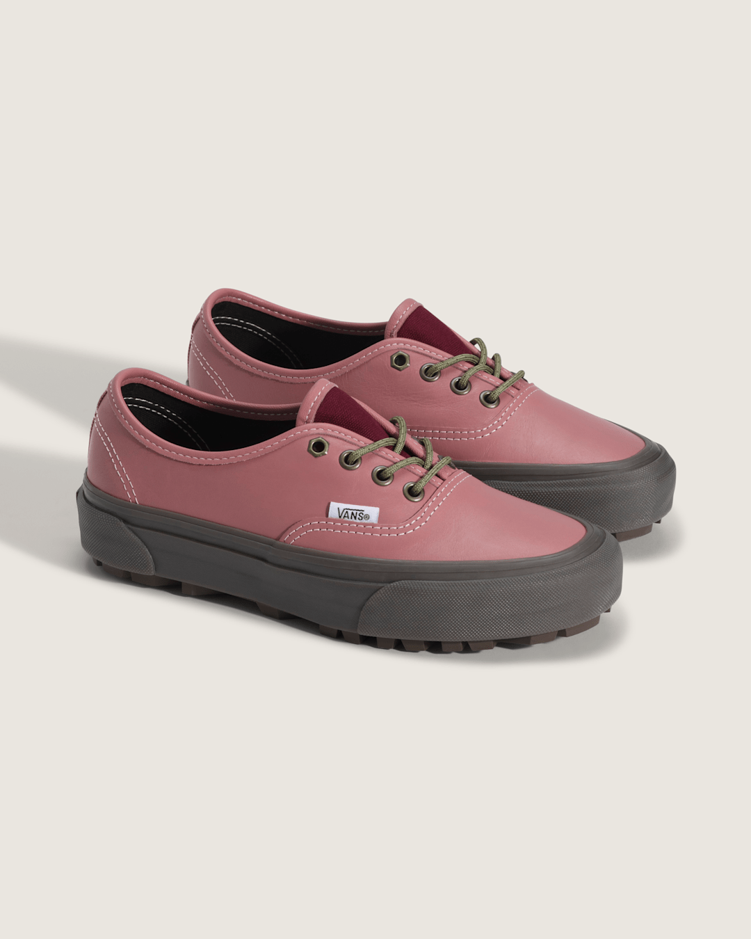 Vans Premium Authentic V-Lug Shoe in Dusty Rose Pink