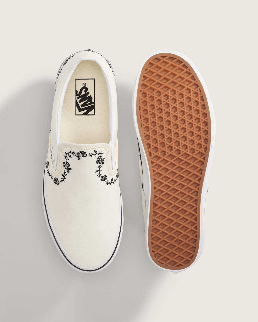 Vans Classic Slip-On Shoe in Classic White