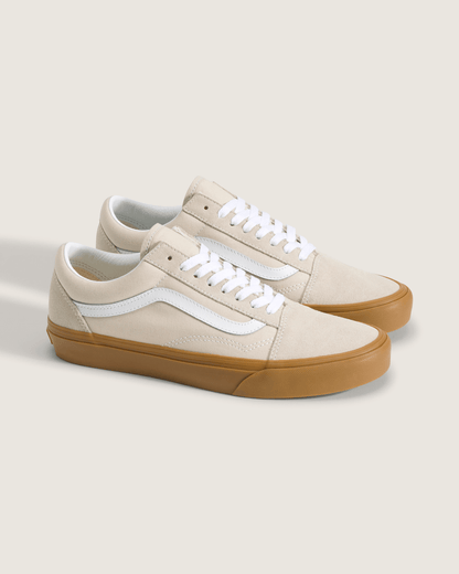 Vans Old Skool Shoe in Gum Oatmeal Beige