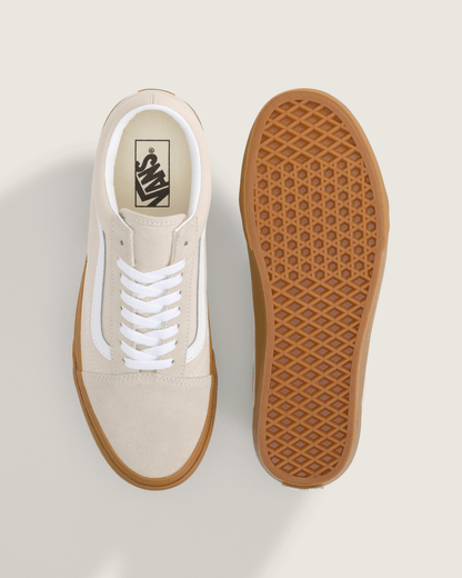 Vans Old Skool Shoe in Gum Oatmeal Beige
