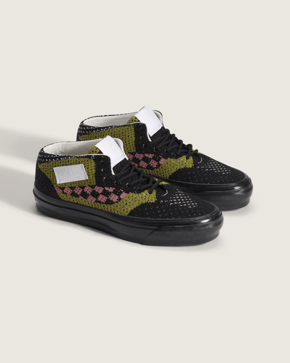 Vans Premium Half Cab Shoe in Black / Aged Green
