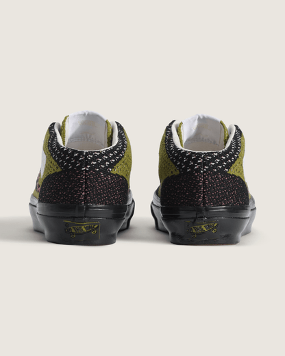 Vans Premium Half Cab Shoe in Black / Aged Green