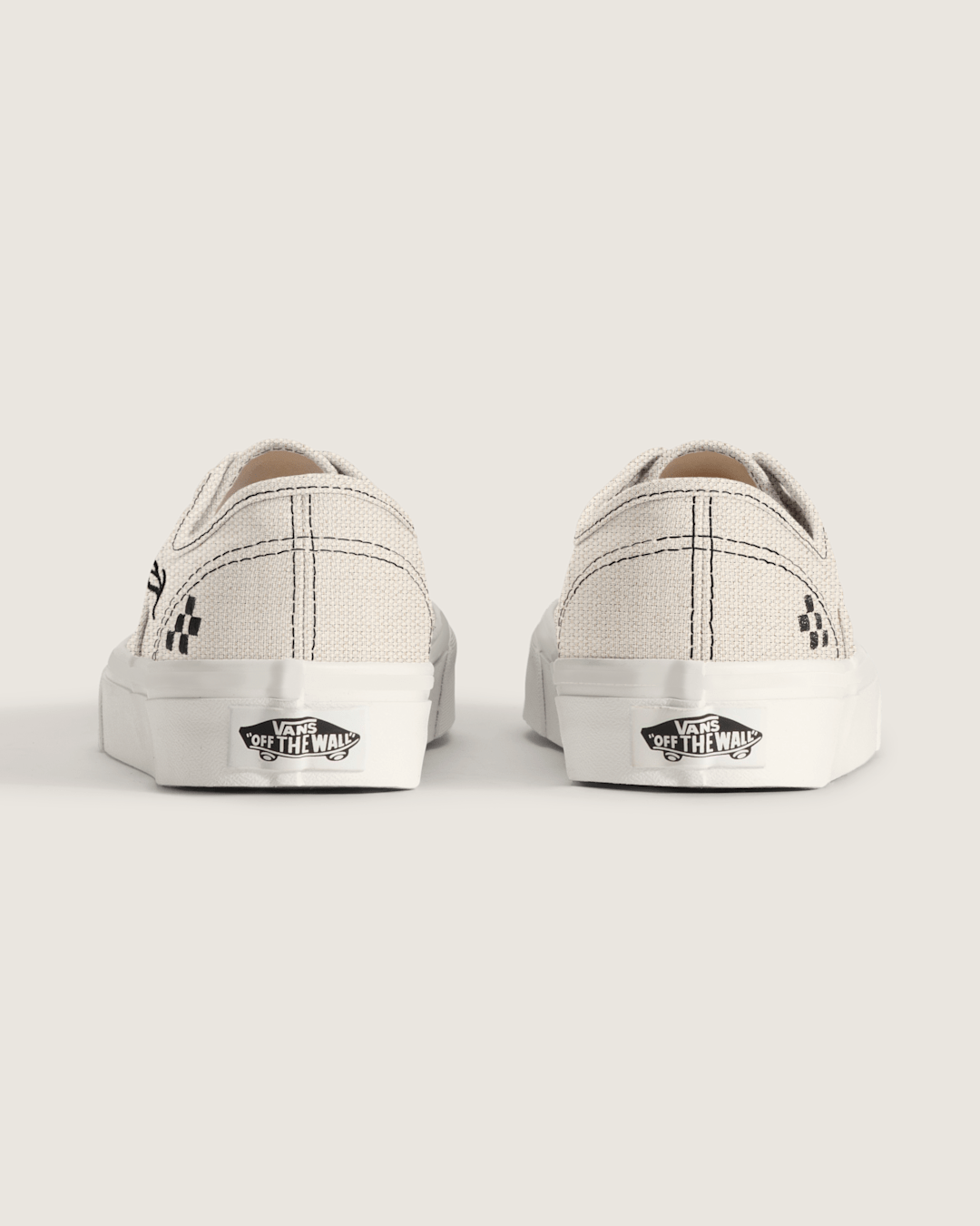 Vans Authentic Shoe in Beige / Black