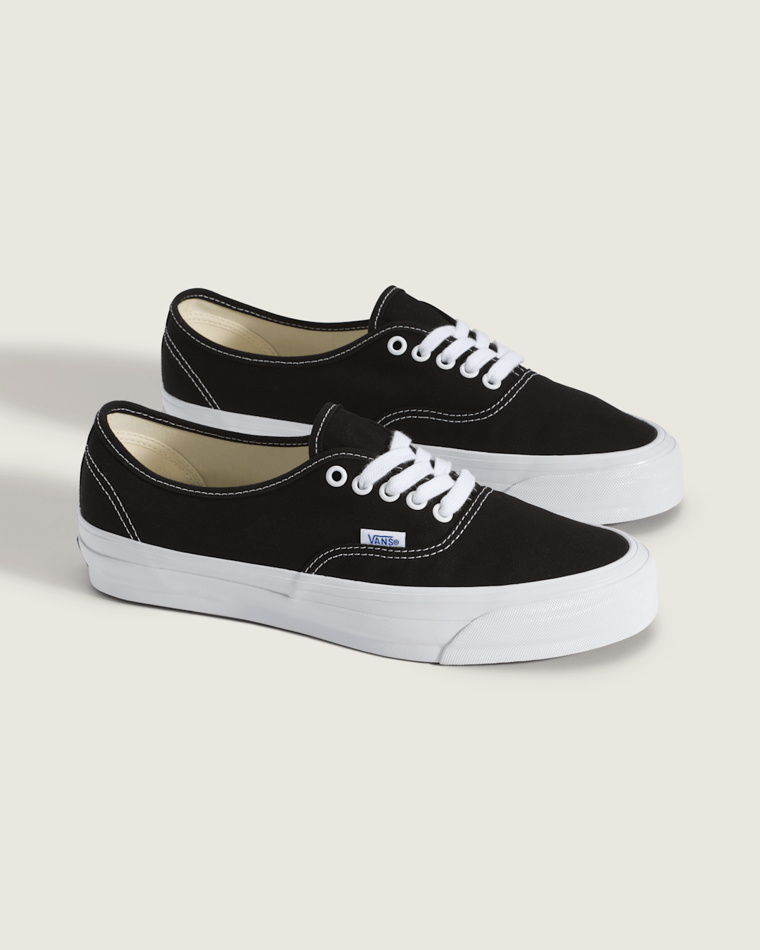Vans Premium Authentic Shoe in Black / White