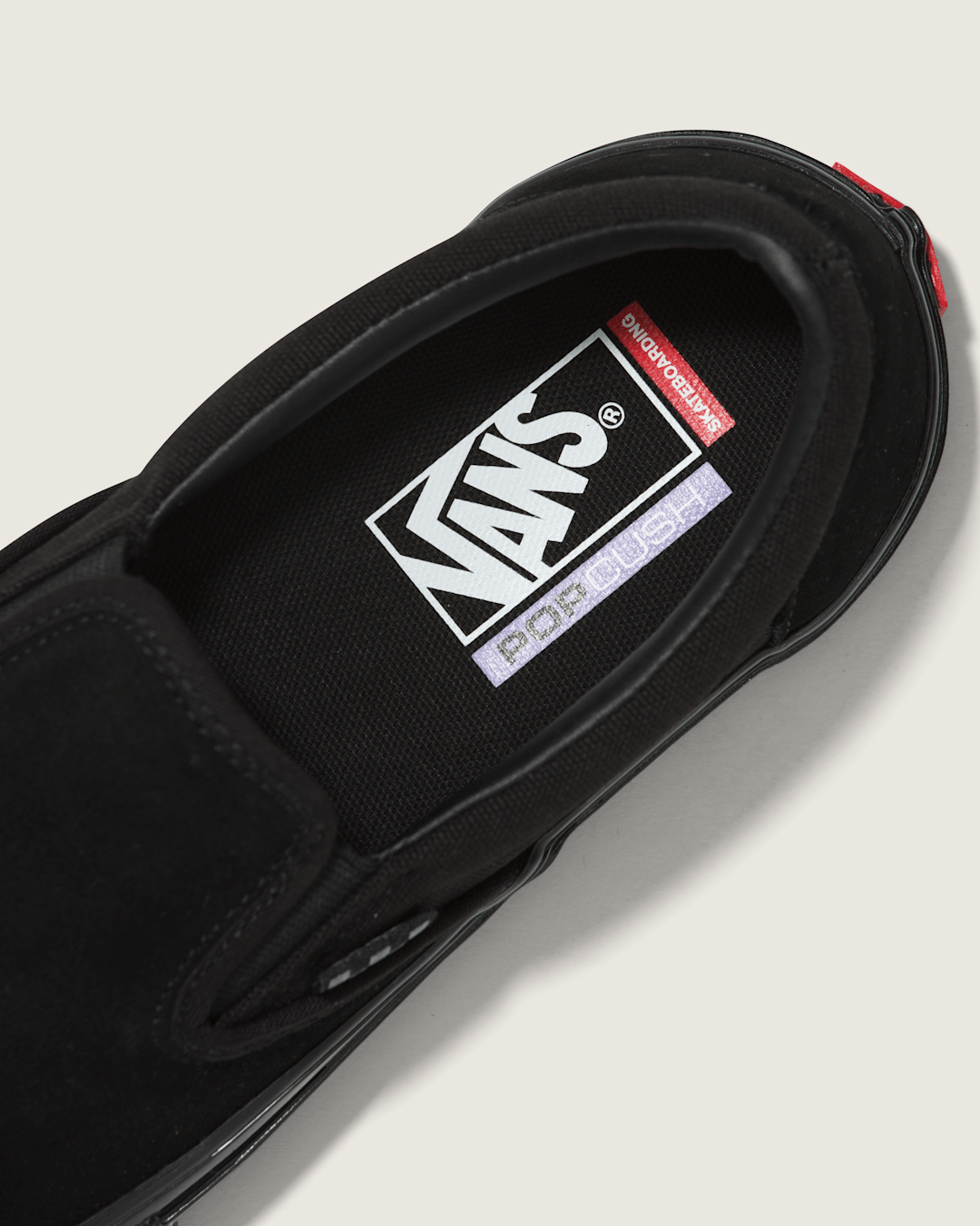 Vans Skate Slip-On Black/Black Skate Shoe
