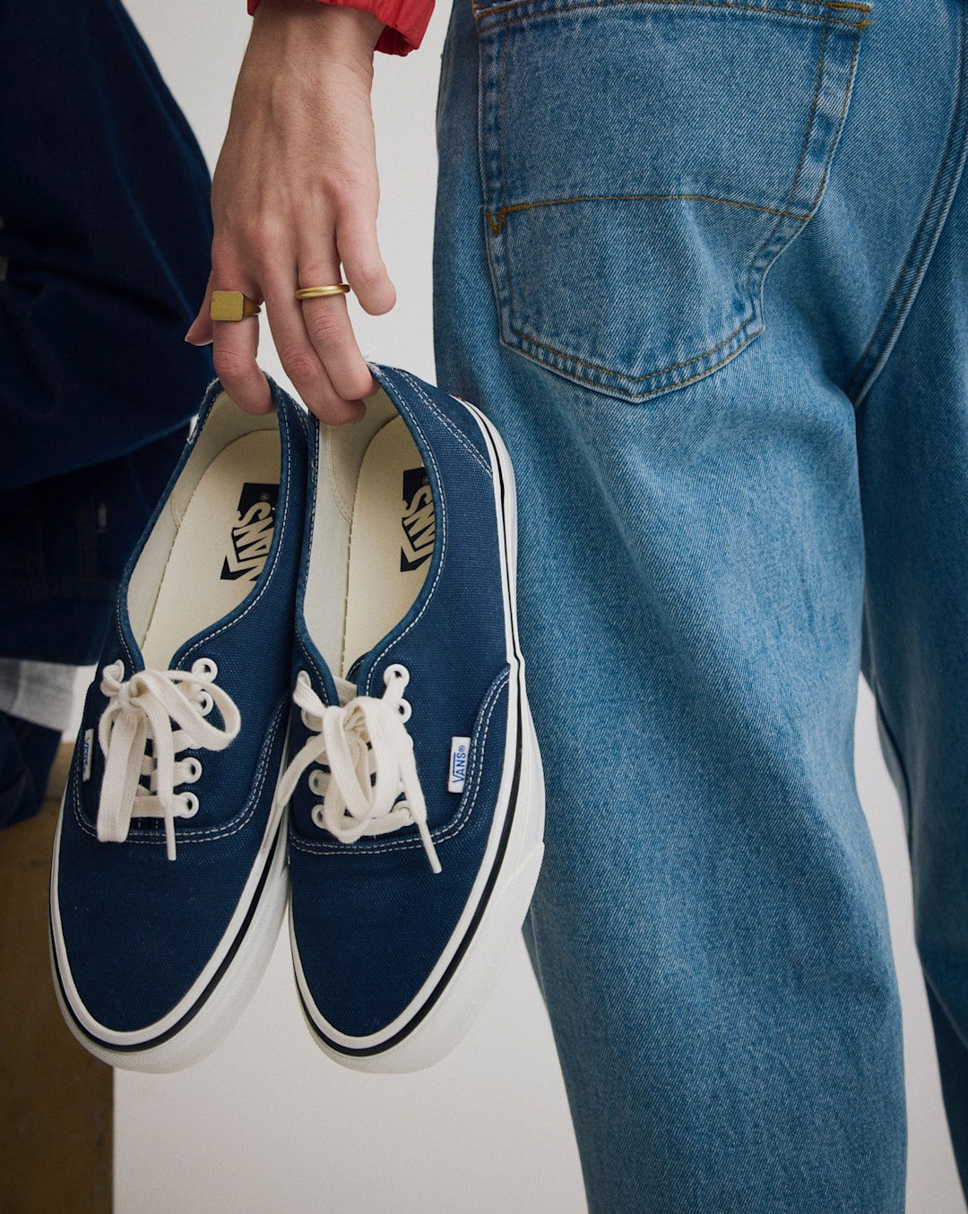 Vans Premium Authentic Shoe in Parisian Night Blue