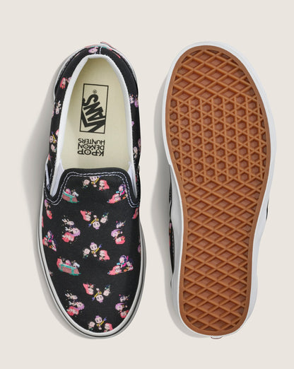 Vans KPop Demon Hunters x Vans Classic Slip-On Shoe in Kpop Demon Hunters Black