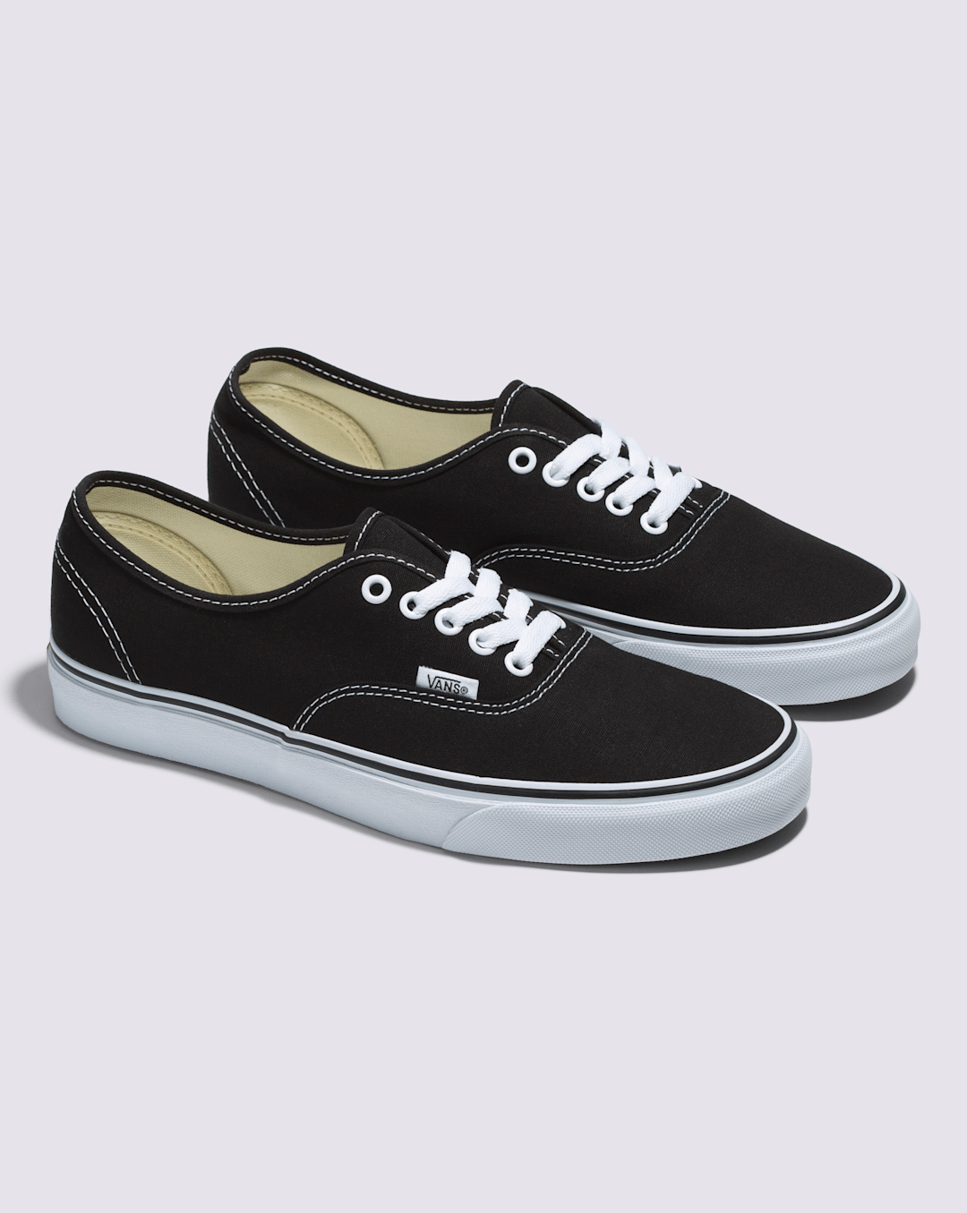Vans Authentic Wide Shoe in Black / White