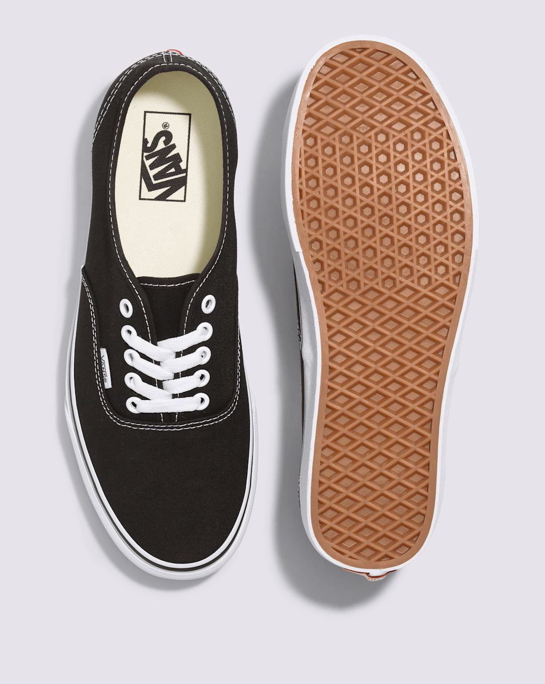 Vans Authentic Wide Shoe in Black / White