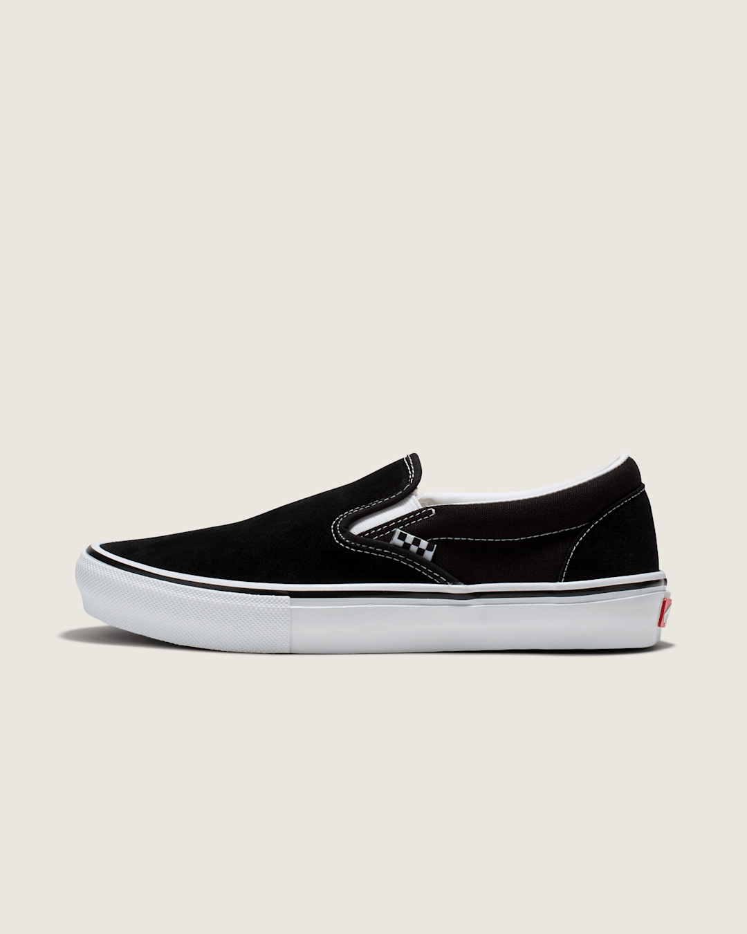 Vans Skate Slip-On Black/White Skate Shoe