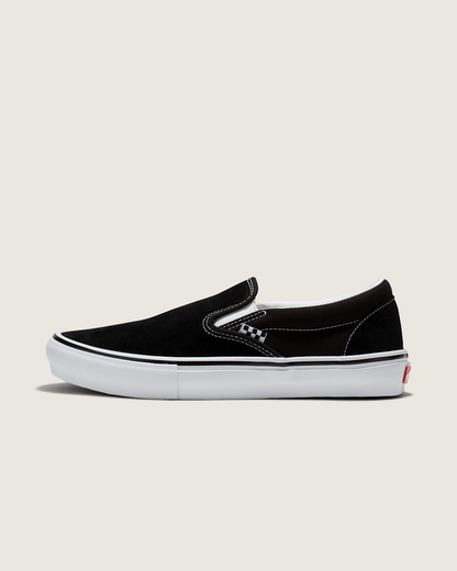 Vans Skate Slip-On Black/White Skate Shoe