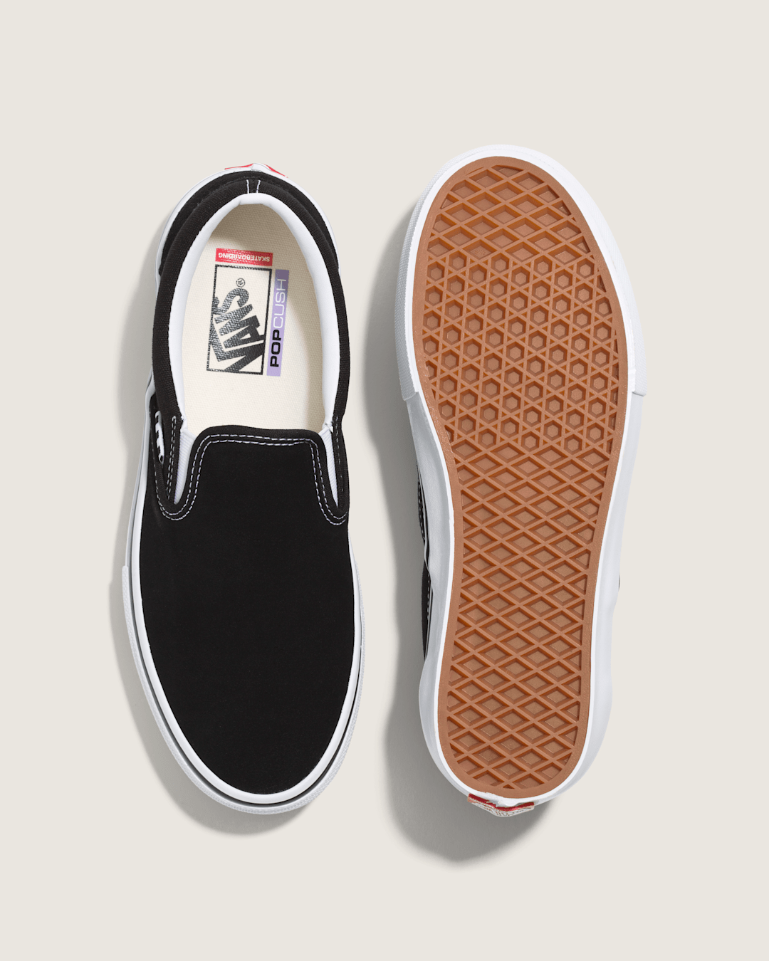 Vans Skate Slip-On Black/White Skate Shoe