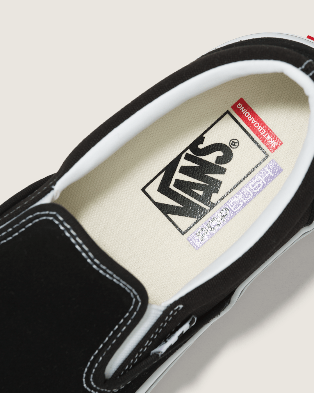 Vans Skate Slip-On Black/White Skate Shoe