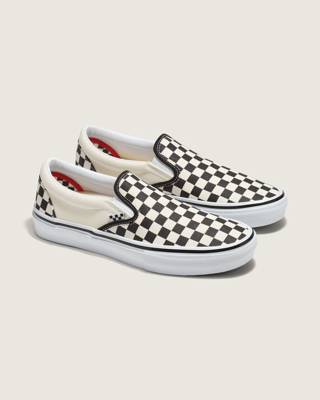 Vans Skate Slip-On Checkerboard Shoe in Checkerboard Black / Off White