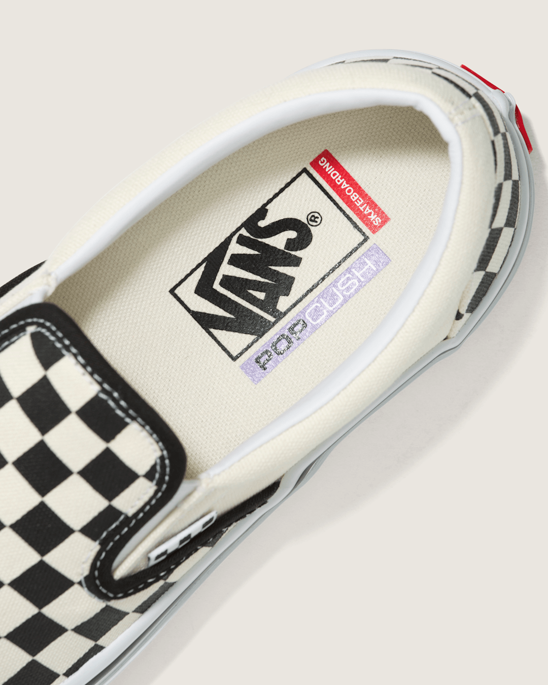 Vans Skate Slip-On Checkerboard Shoe in Checkerboard Black / Off White