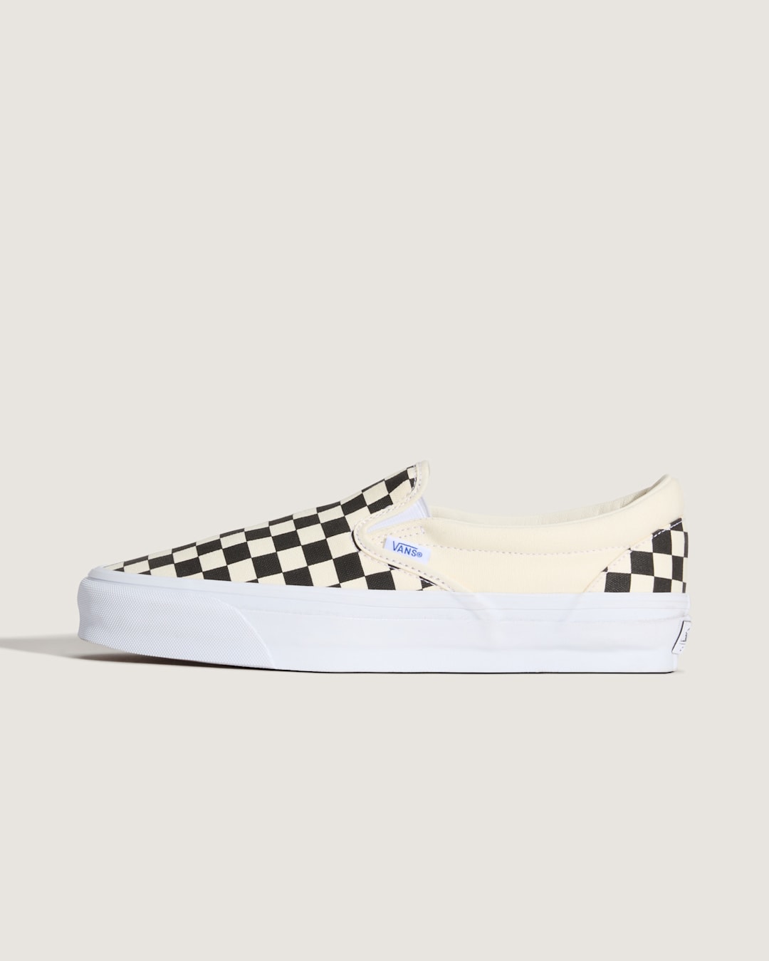 Vans Premium Slip-On Checkerboard Shoe in Checkerboard Black / Off White