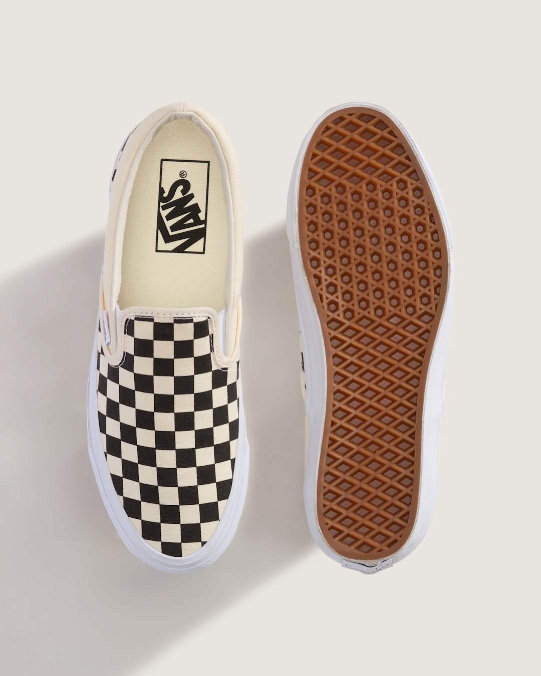 Vans Premium Slip-On Checkerboard Shoe in Checkerboard Black / Off White