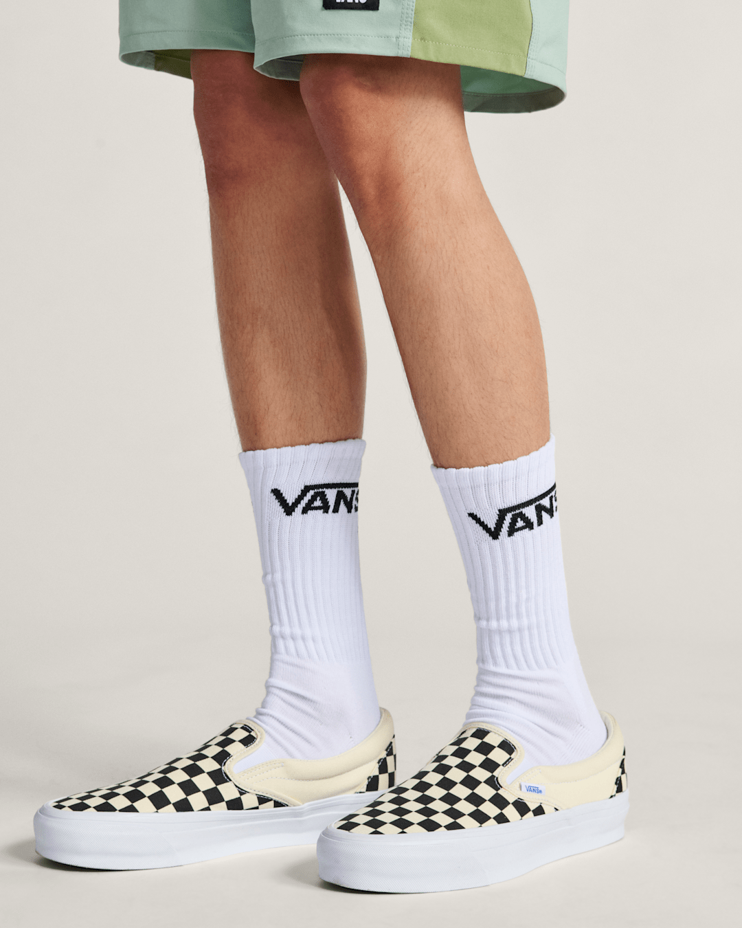 Vans Premium Slip-On Checkerboard Shoe in Checkerboard Black / Off White