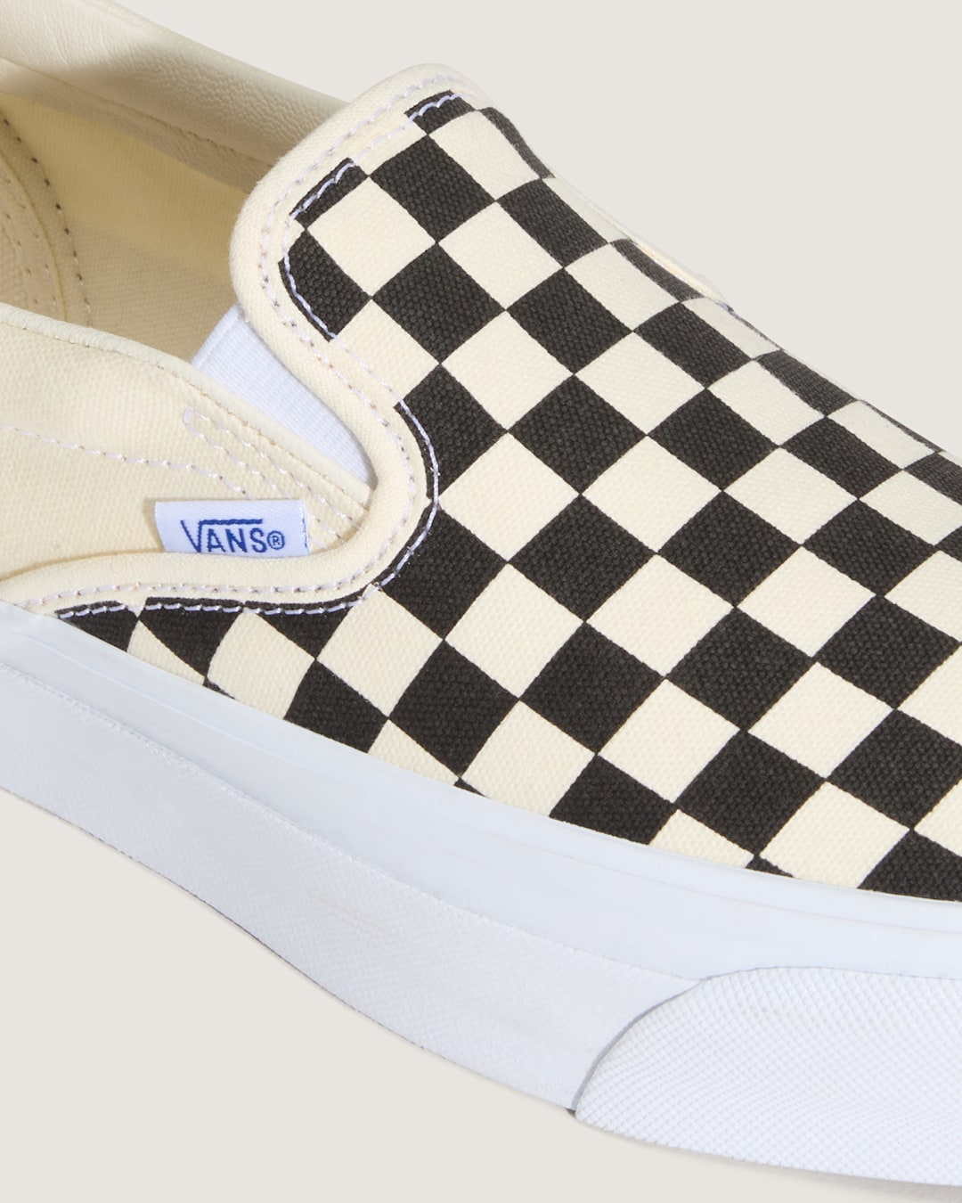 Vans Premium Slip-On Checkerboard Shoe in Checkerboard Black / Off White