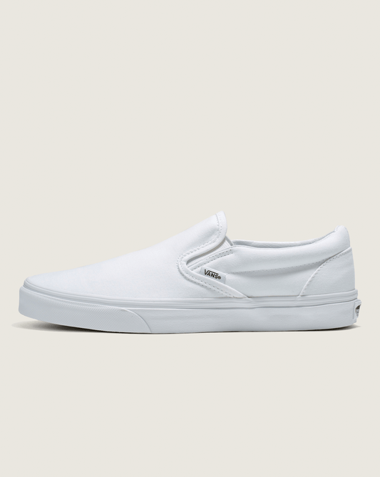 Vans Classic Slip-On Wide Canvas True White Classics Shoe
