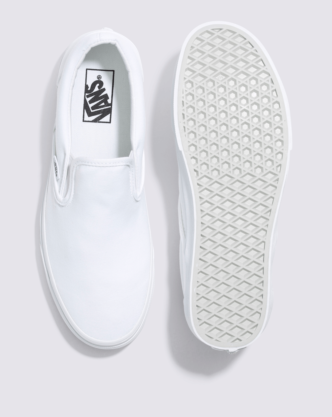 Vans Classic Slip-On Wide Canvas True White Classics Shoe