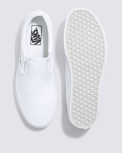 Vans Classic Slip-On Wide Canvas True White Classics Shoe