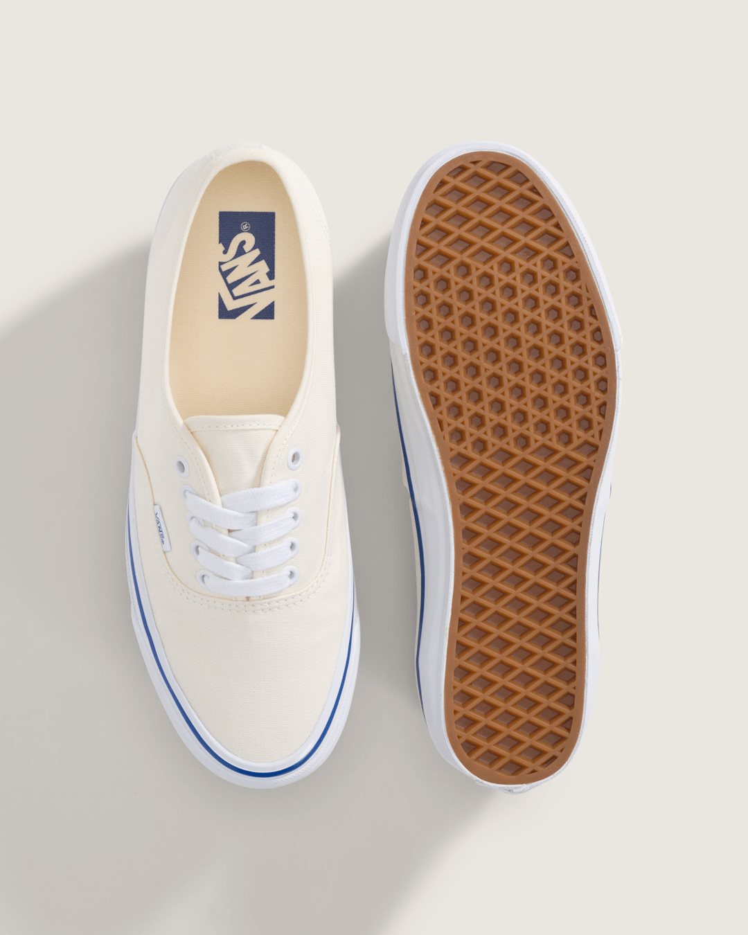 Vans Premium Authentic Shoe in Off White / White