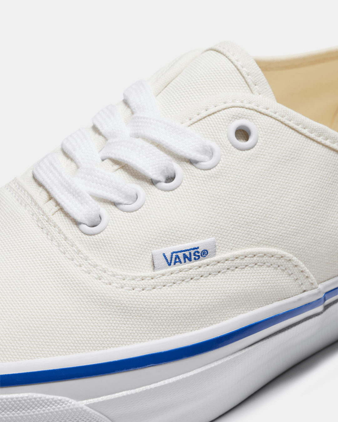 Vans Premium Authentic Shoe in Off White / White