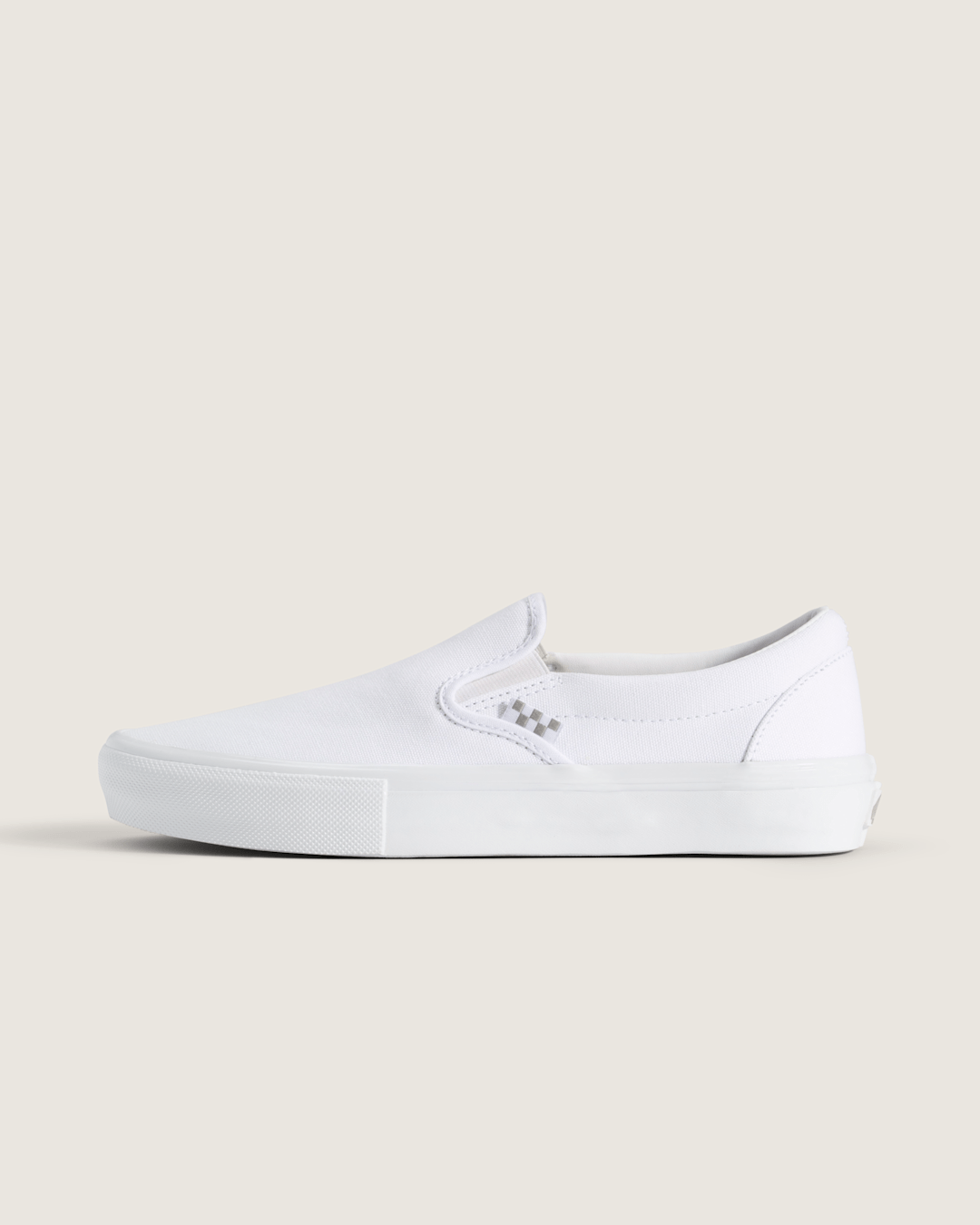 Vans Skate Slip-On True White Skate Shoe