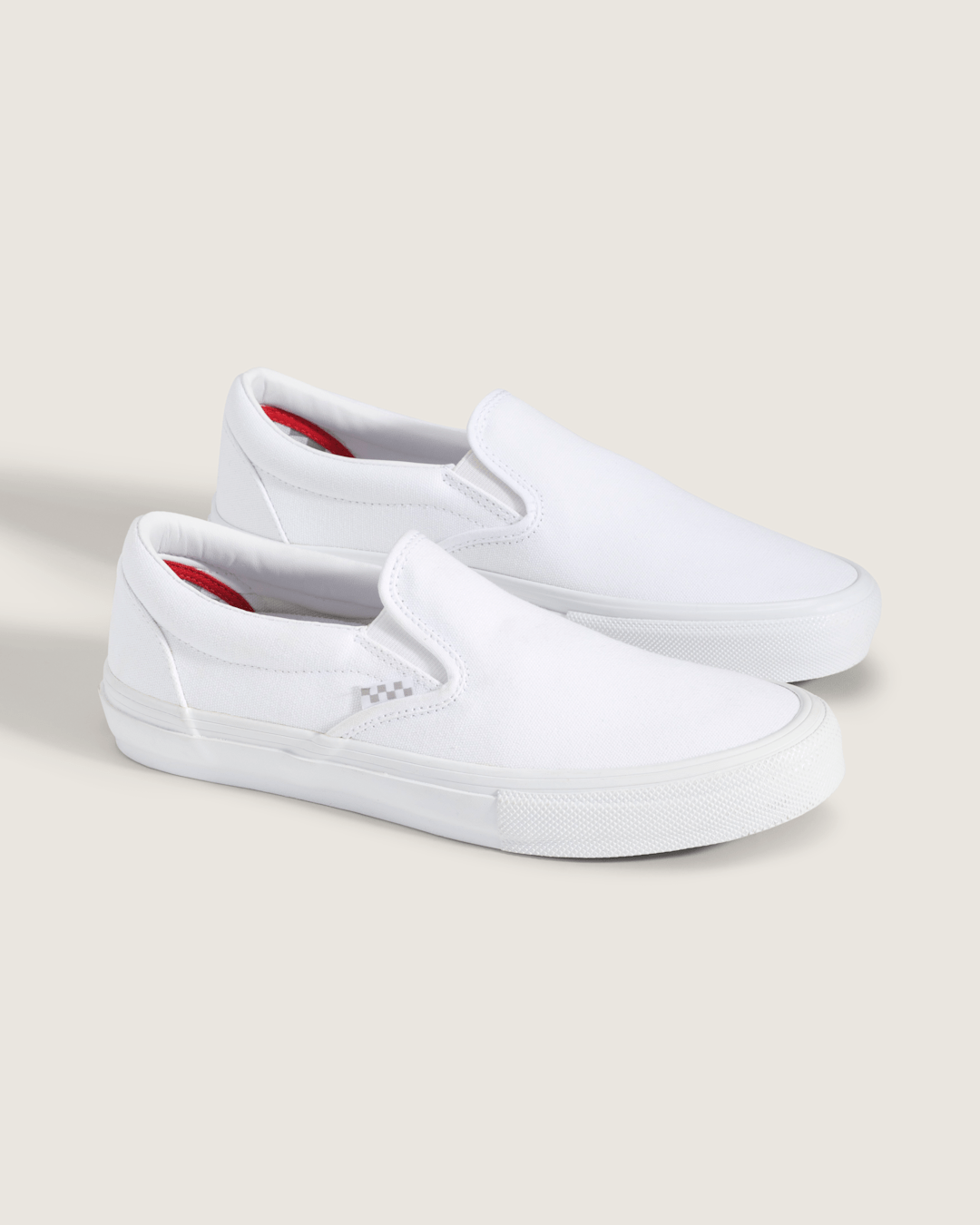 Vans Skate Slip-On True White Skate Shoe