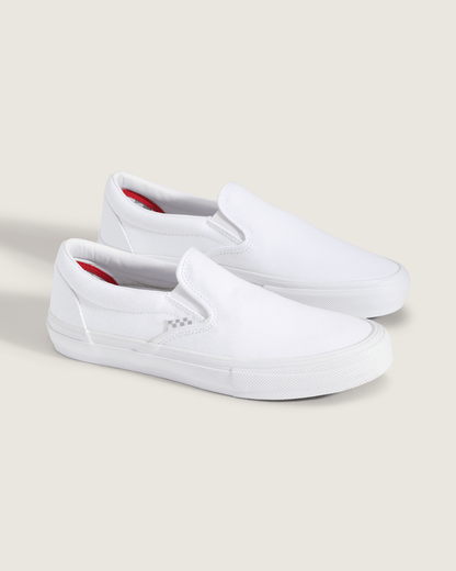 Vans Skate Slip-On True White Skate Shoe