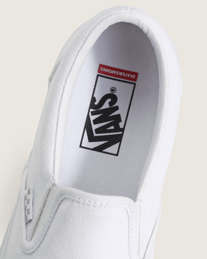 Vans Skate Slip-On True White Skate Shoe