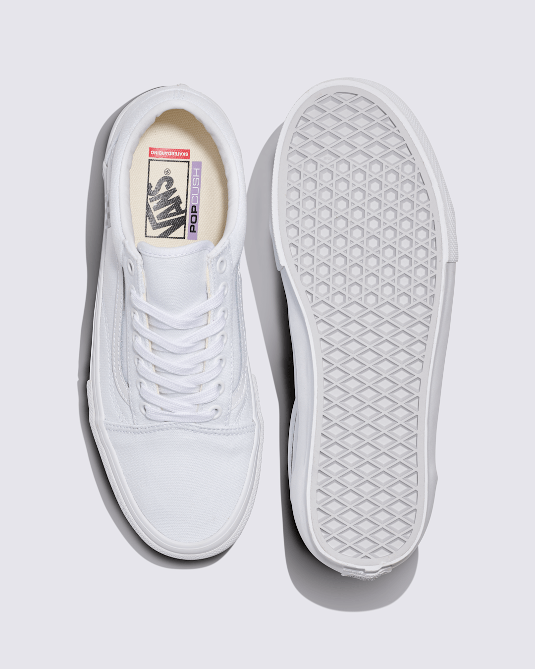 Vans Skate Old Skool Shoe in True White