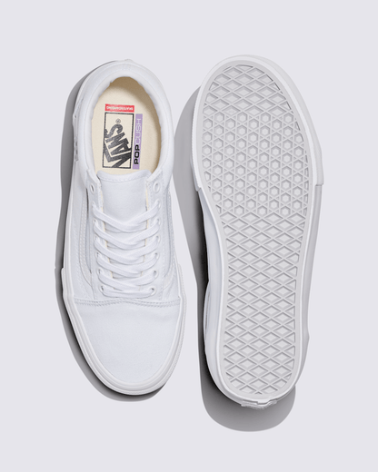 Vans Skate Old Skool Shoe in True White