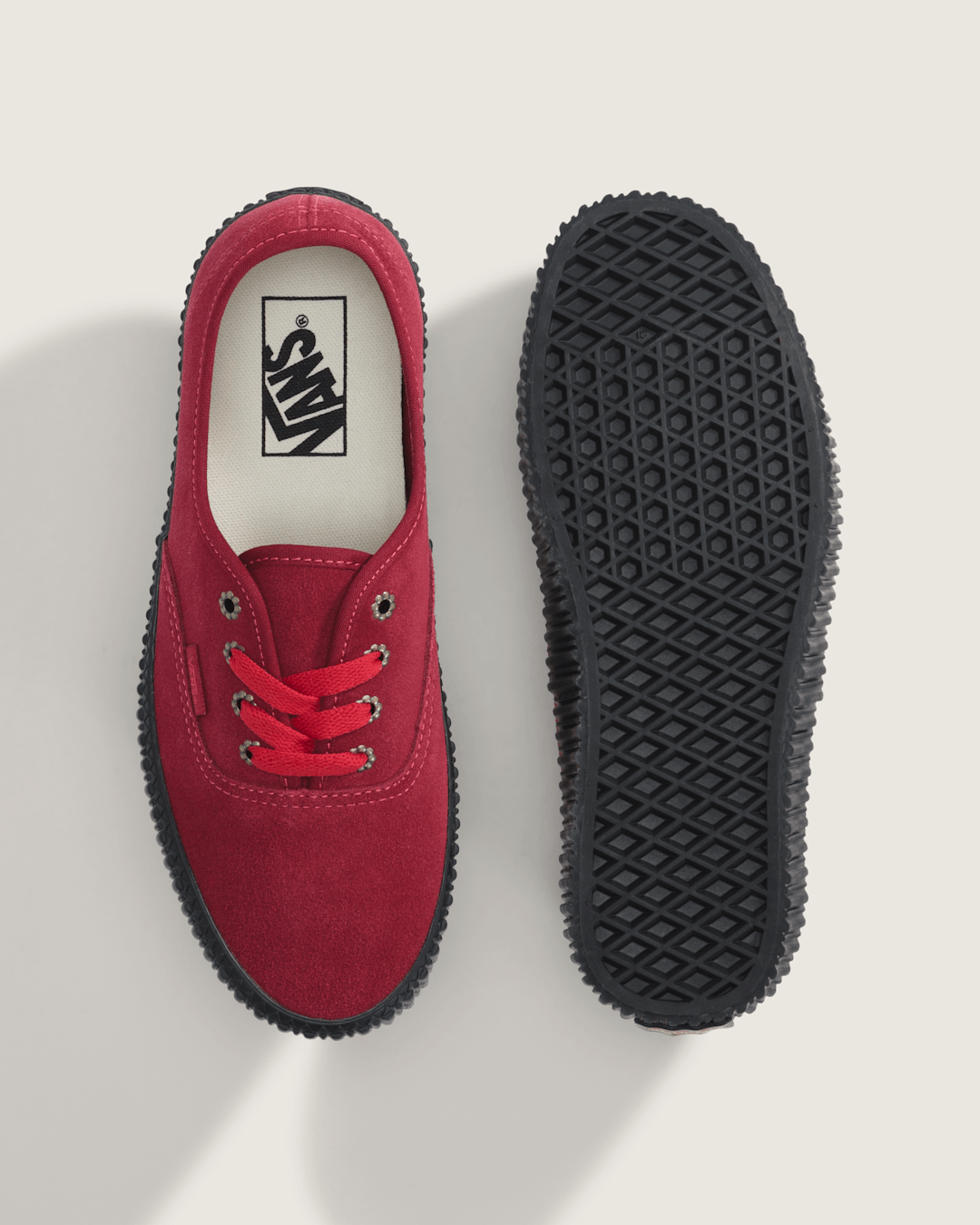Vans Authentic Creeper Shoe in Bordeaux Red