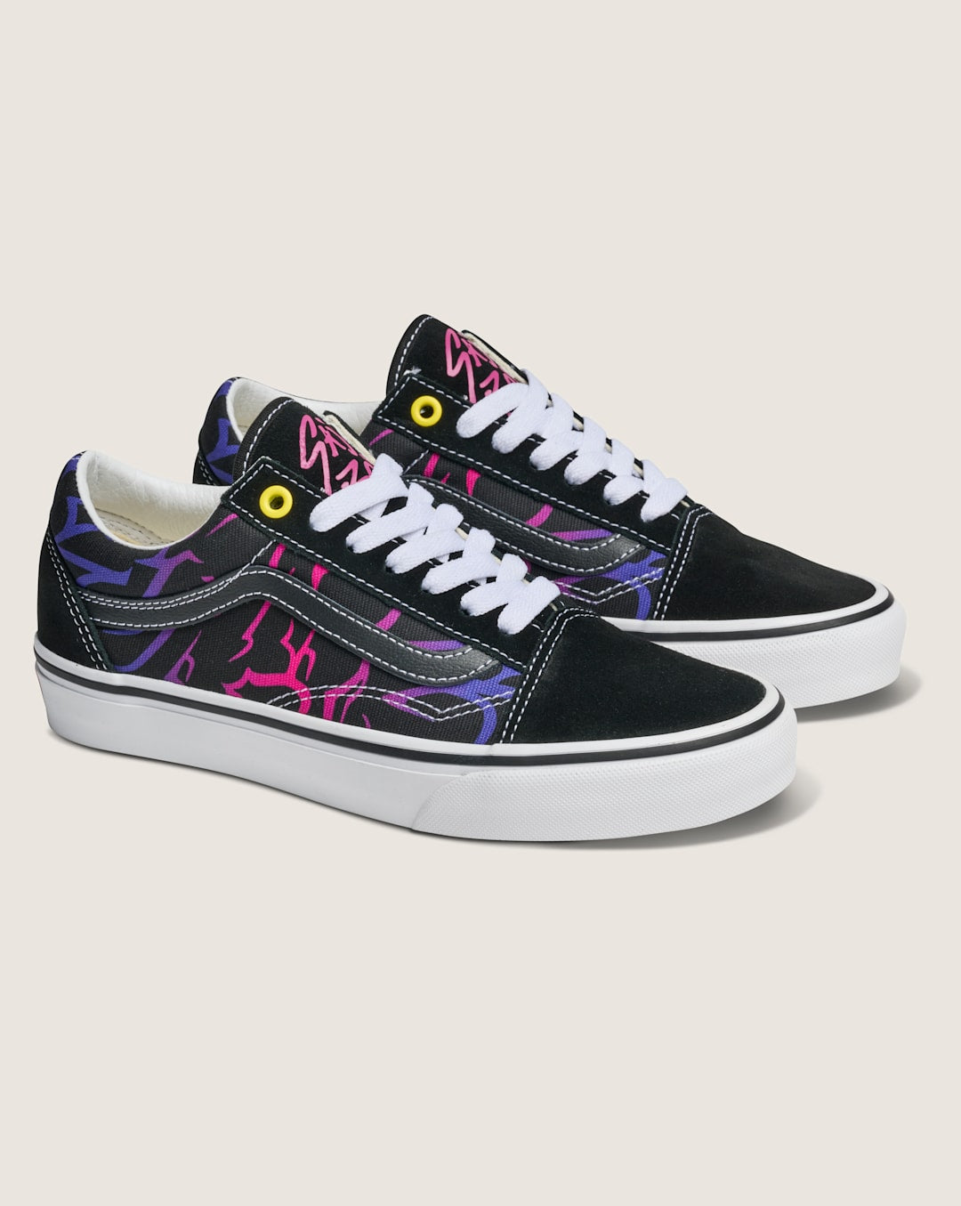 Vans KPop Demon Hunters x Vans Old Skool Shoe in Kpop Demon Hunters Black / Purple