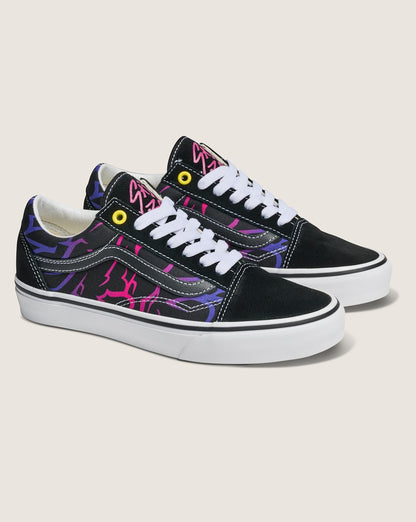 Vans KPop Demon Hunters x Vans Old Skool Shoe in Kpop Demon Hunters Black / Purple