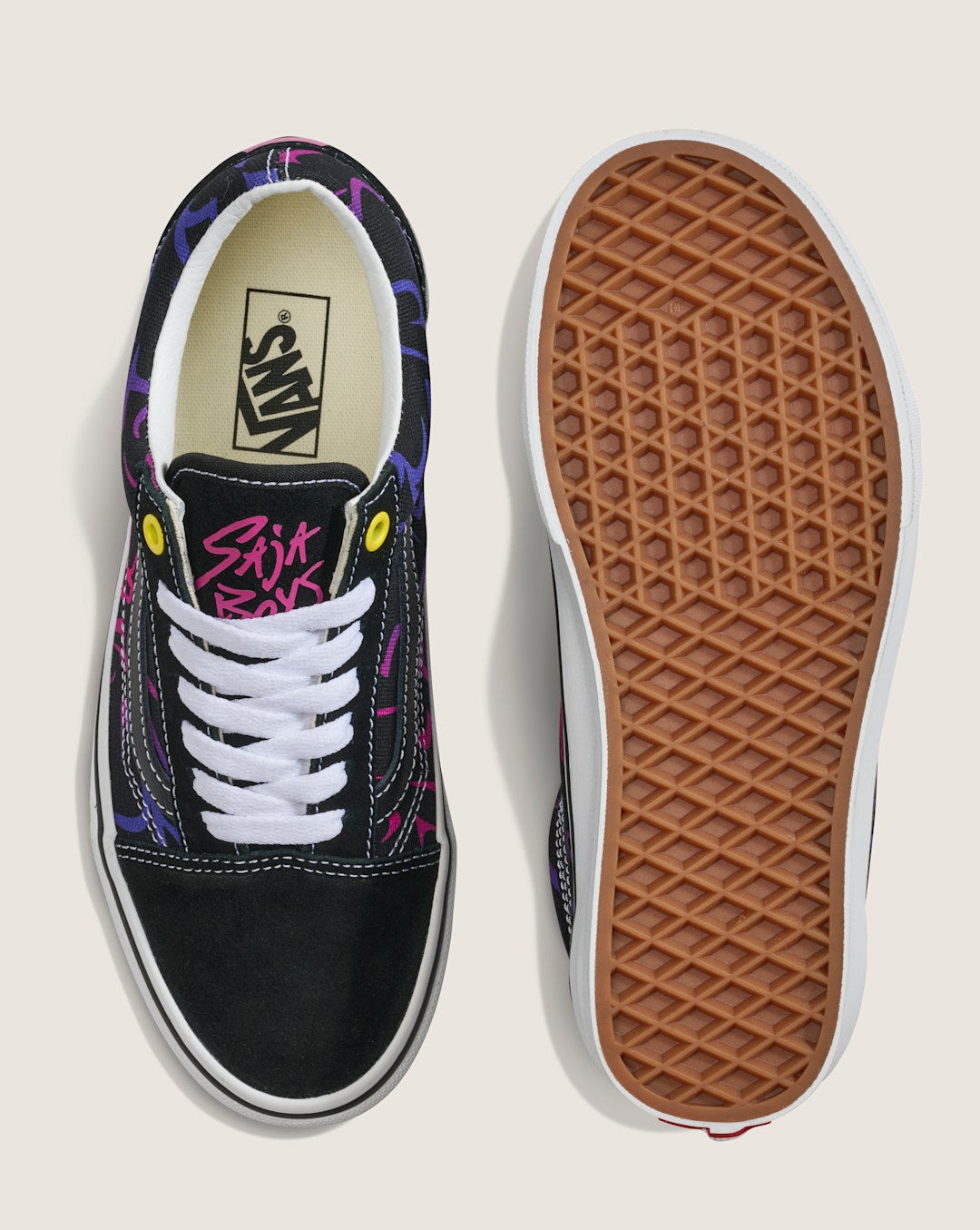 Vans KPop Demon Hunters x Vans Old Skool Shoe in Kpop Demon Hunters Black / Purple