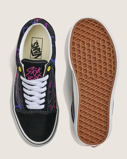 Vans KPop Demon Hunters x Vans Old Skool Shoe in Kpop Demon Hunters Black / Purple