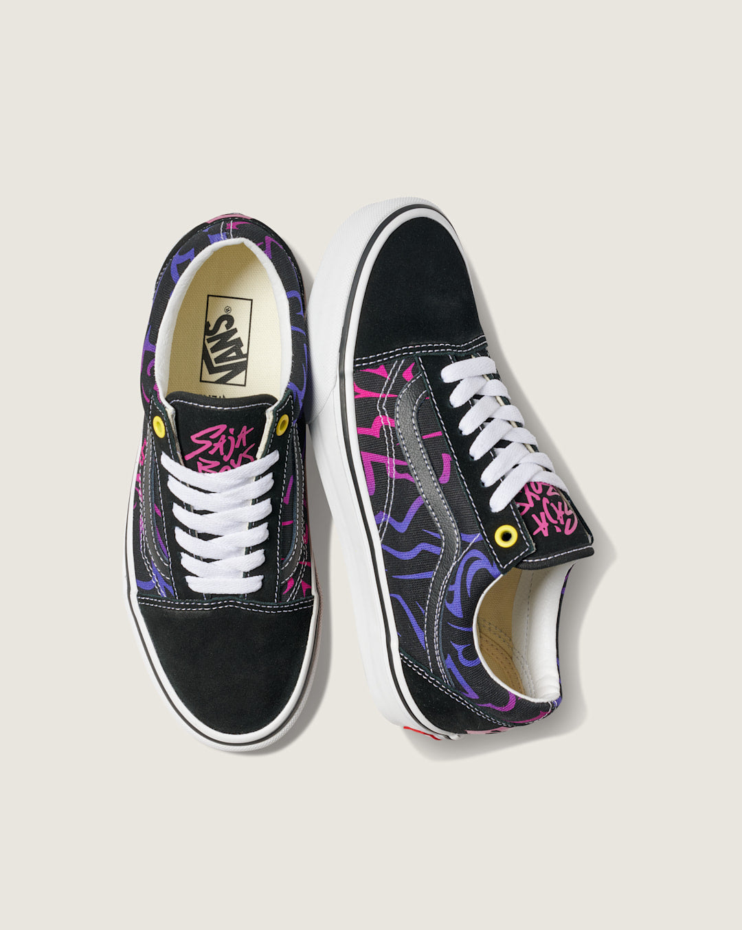 Vans KPop Demon Hunters x Vans Old Skool Shoe in Kpop Demon Hunters Black / Purple