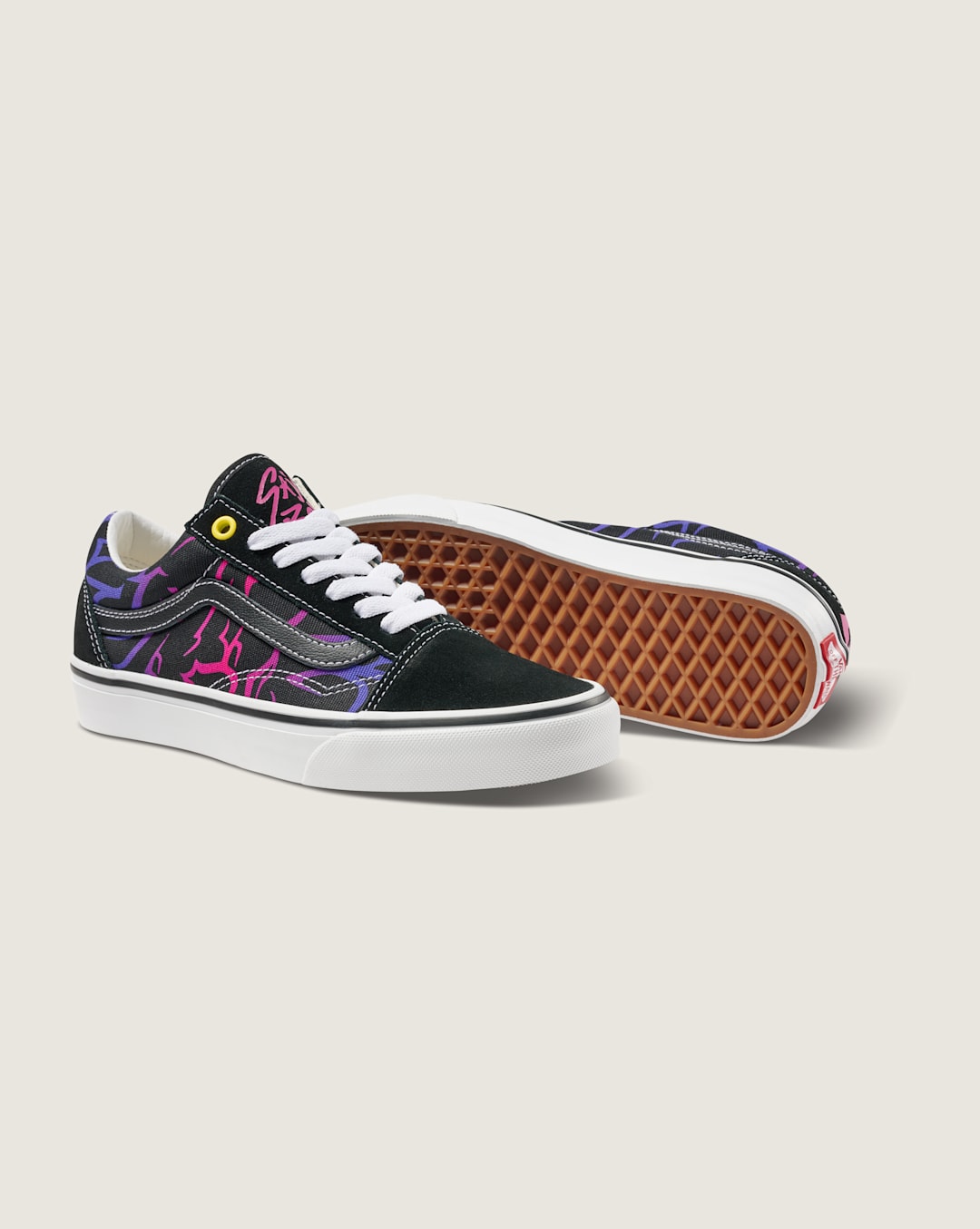 Vans KPop Demon Hunters x Vans Old Skool Shoe in Kpop Demon Hunters Black / Purple