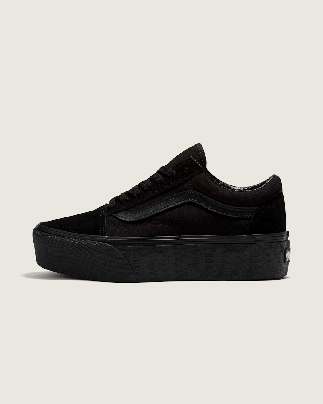 Vans Old Skool Stackform Suede/Canvas Black/Black Shoe