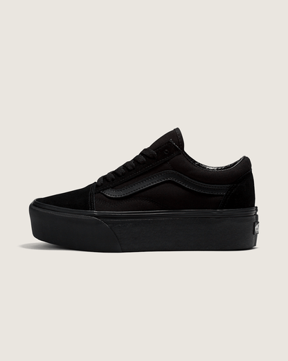 Vans Old Skool Stackform Suede/Canvas Black/Black Shoe