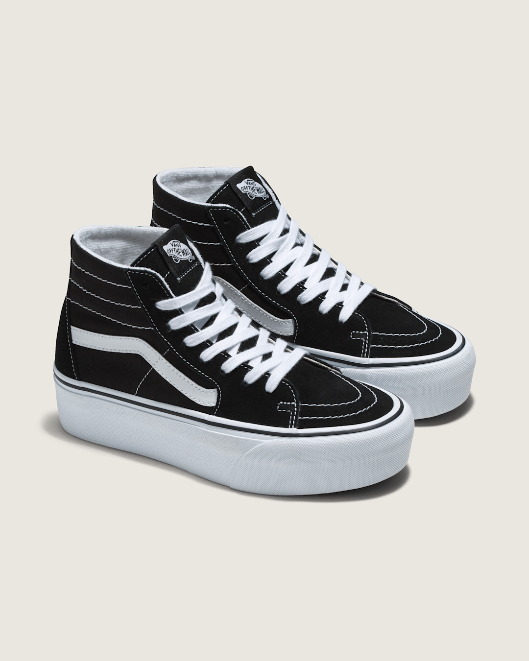 Vans Sk8-Hi Tapered Stackform Black/True White Shoe