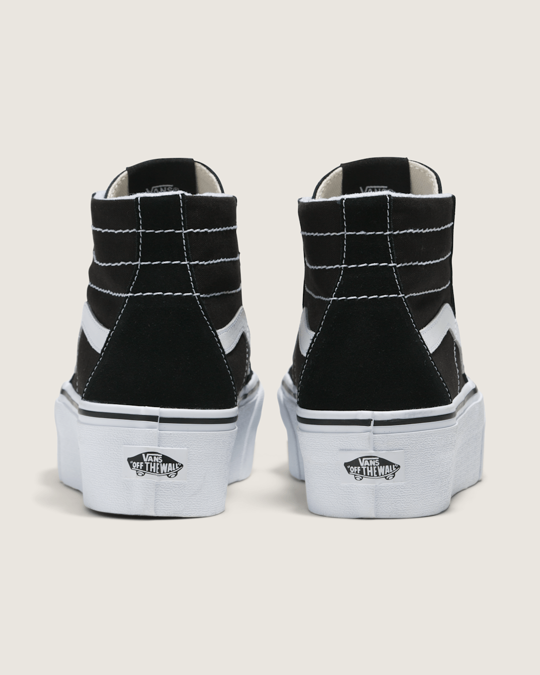 Vans Sk8-Hi Tapered Stackform Black/True White Shoe