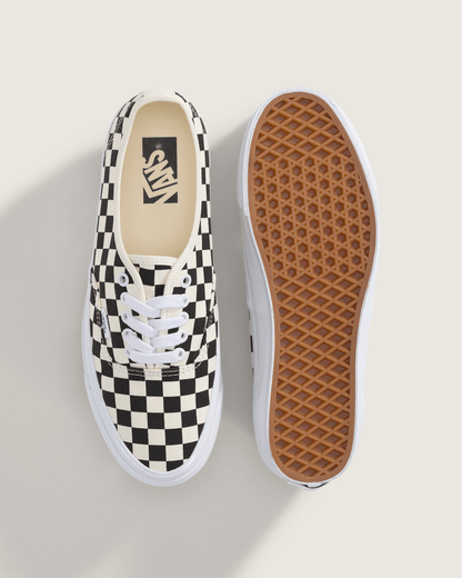 Vans Premium Authentic Checkerboard Shoe in Checkerboard Black / Off White