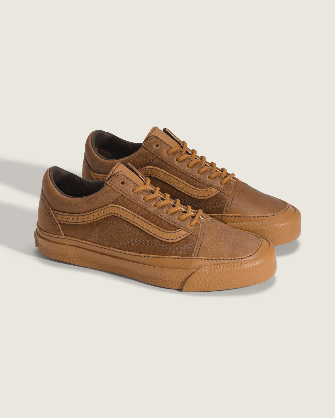 Vans Premium Old Skool Shoe in Chipmunk Brown
