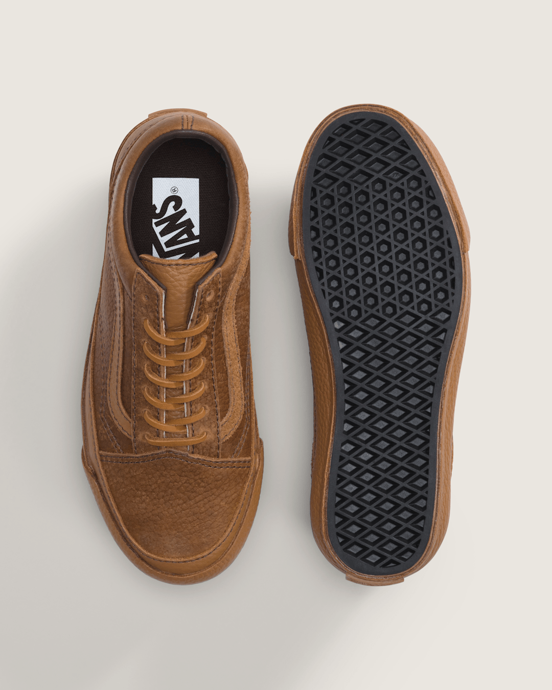 Vans Premium Old Skool Shoe in Chipmunk Brown